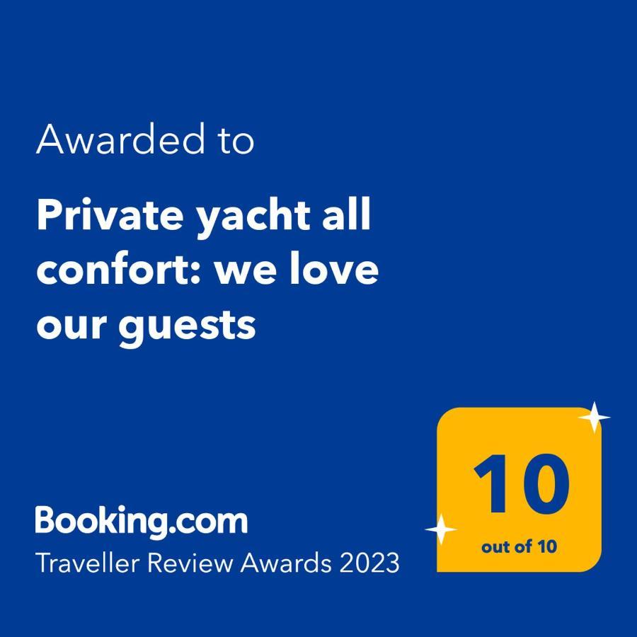 Private yacht all confort: we love our guests Lissabon Exterior foto
